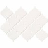 Msi Whisper White Arabesque 10-1/2 In. X 15-1/2 In. X 8 Mm Glazed Ceramic Mosaic Wall Tile, 10PK ZOR-MD-0427